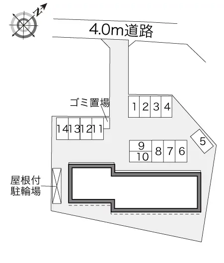 ★手数料０円★高松市伏石町　月極駐車場（LP）